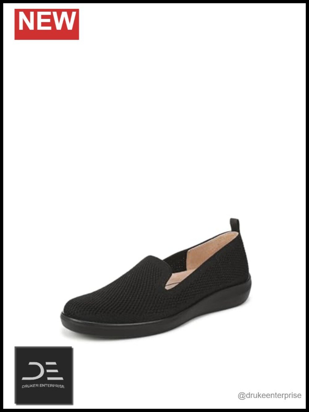 Comfortable Knit Slip-On Loafers for Women Breathable Lightweight